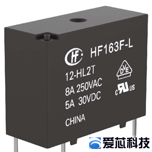 宏发HF163F-L/12-HL2T的视图